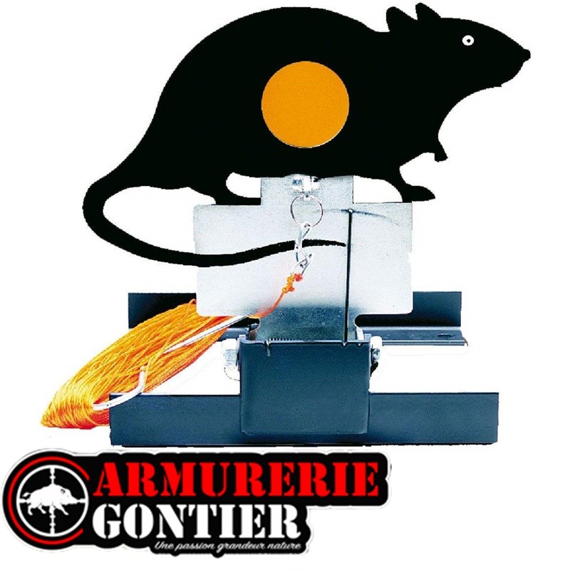 Cible Métallique Gamo Rat – Cible Basculante avec Remise à Distance