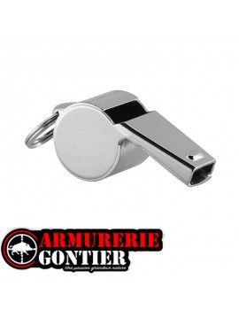 Sifflet en cuivre nickelé à roulette modèle Police ELLESS