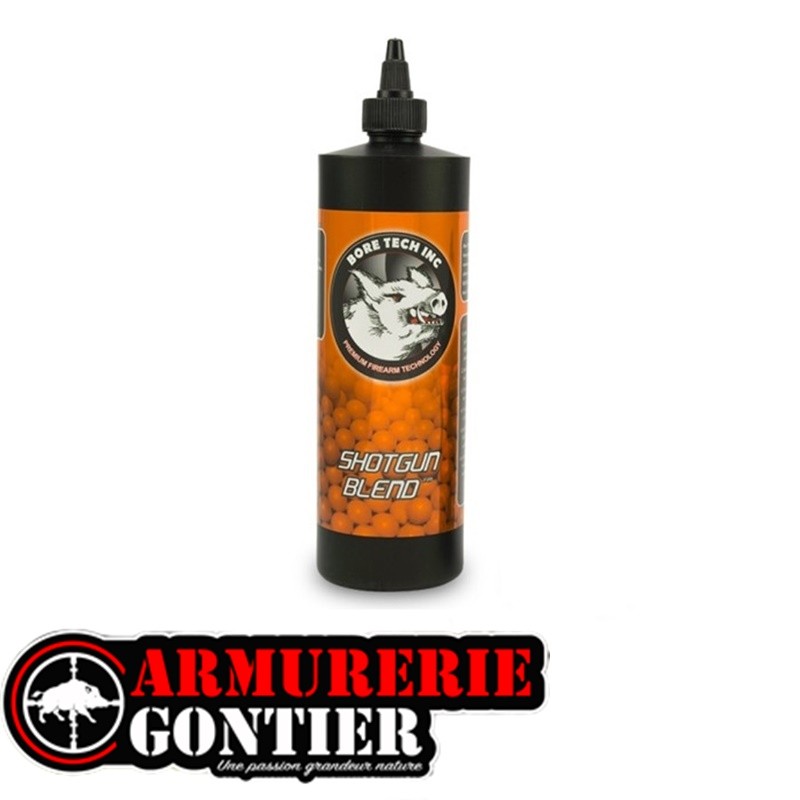 Nettoyant Canon Bore Tech Shotgun Blend 4oz – Spécial Fusil de Chasse