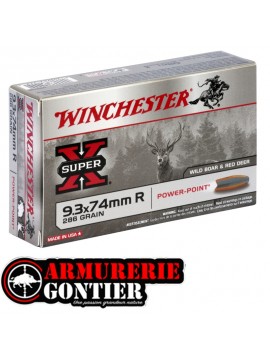 winchester 9.3x74R 286grains Power Point