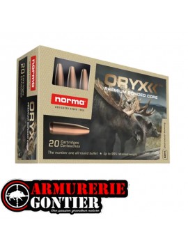 Munitions NORMA 8x57JRS  12.7g 196grains  Oryx Bonded