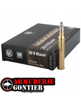 Munitions RWS 30R Blaser 11.7g 180grains UNI CLASSIC