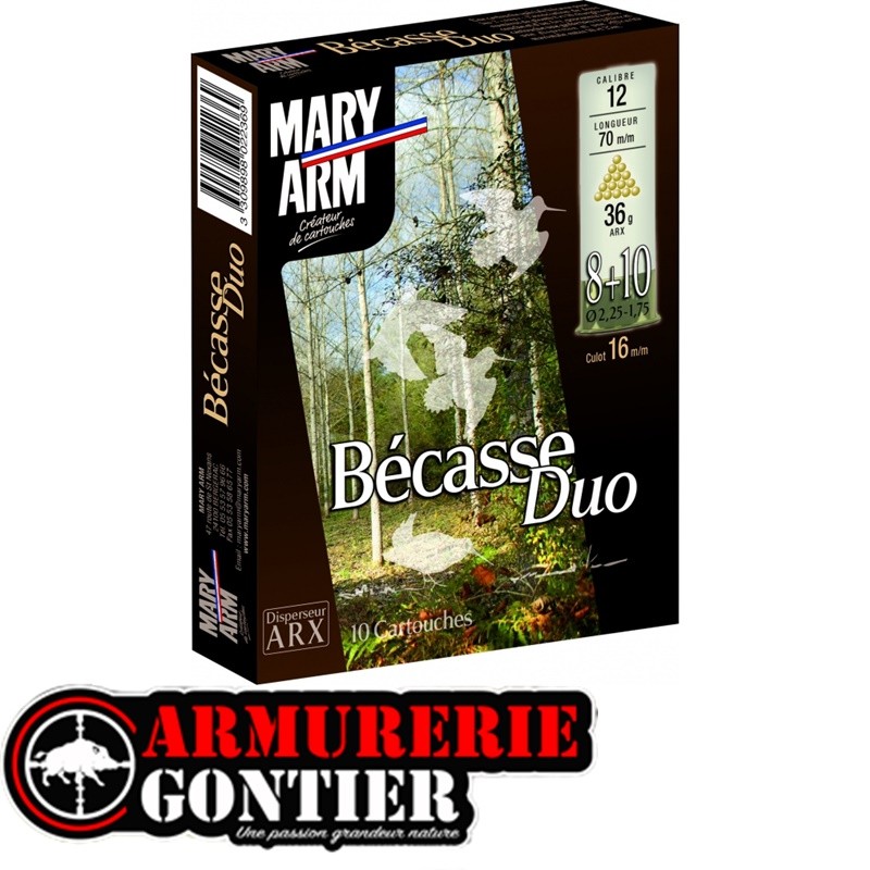 Cartouches bécasse duo mary arm