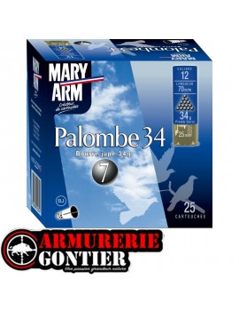 Cartouches MARY ARM PALOMBE 12/25/70  bourre à jupe 34g