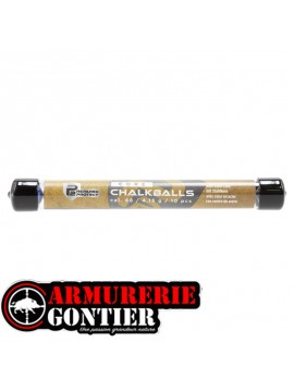 Billes Craie Bleue Calibre .68 Umarex CKB68 – Entraînement Précision Noyau Acier