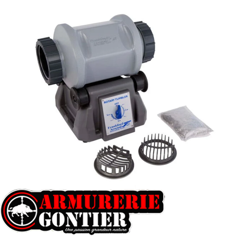 Frankford Arsenal Rotary Tumbler 7L – Tumbler rotatif compact pour nettoyage des douilles