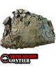 Filet de camouflage kaki 2,7 x 2,4 m léger et résistant