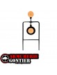 Portant 2 cibles acier – Gongs 7,5 cm et 11 cm