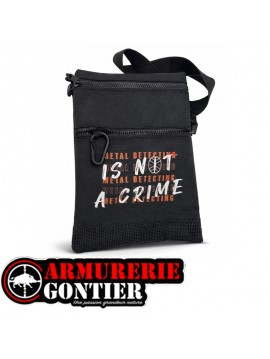 Pochette à trouvailles Metal Detecting is not a Crime