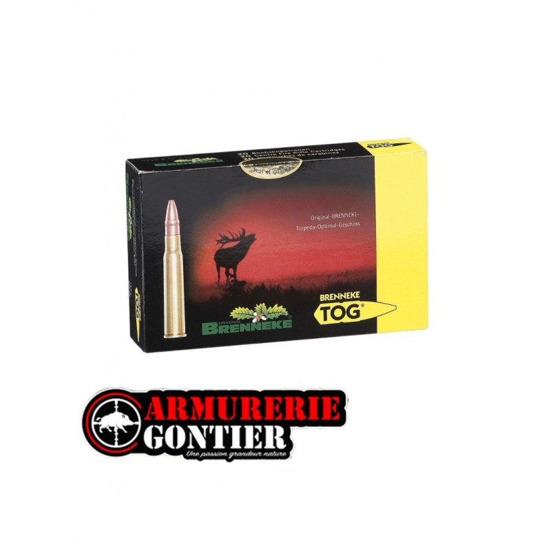 Munitions BRENNEKE TOG 308 165GR 10.7G