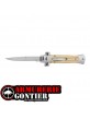 Couteau automatique type Italien manche bois OTF