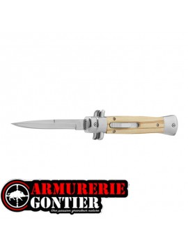 Couteau automatique type Italien manche bois OTF