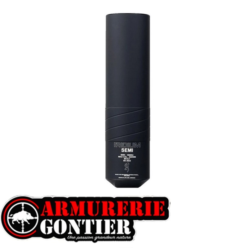 Browning Iridium Semi Max .300 WM M14x1 – Le modérateur de son conçu pour les carabines semi-automatiques