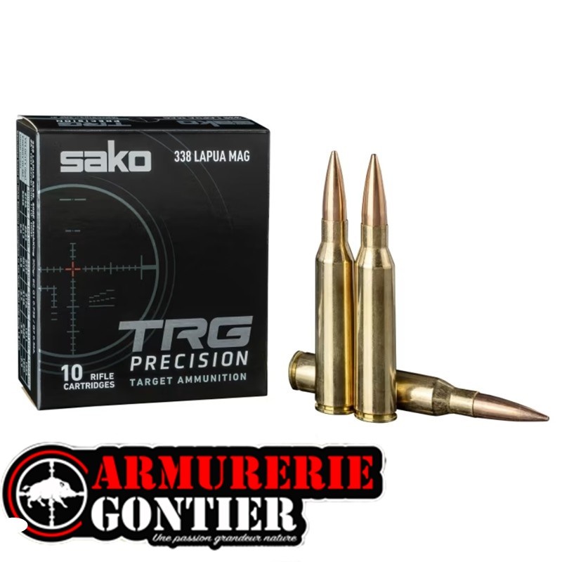 Sako TRG Precision HPBT .338 Lapua Magnum 300 gr (Boîte de 10)