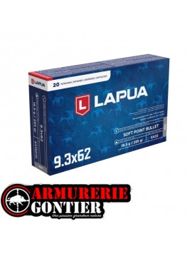 Munitions LAPUA Soft Point.9.2X62 18.5G 285GR (Boîte de 20)