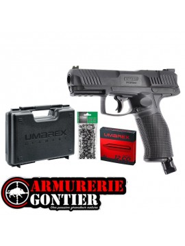 Pack Umarex T4E TPX 50 Gen2 Cal. .50 – Mallette, 5 CO₂ et 100 billes