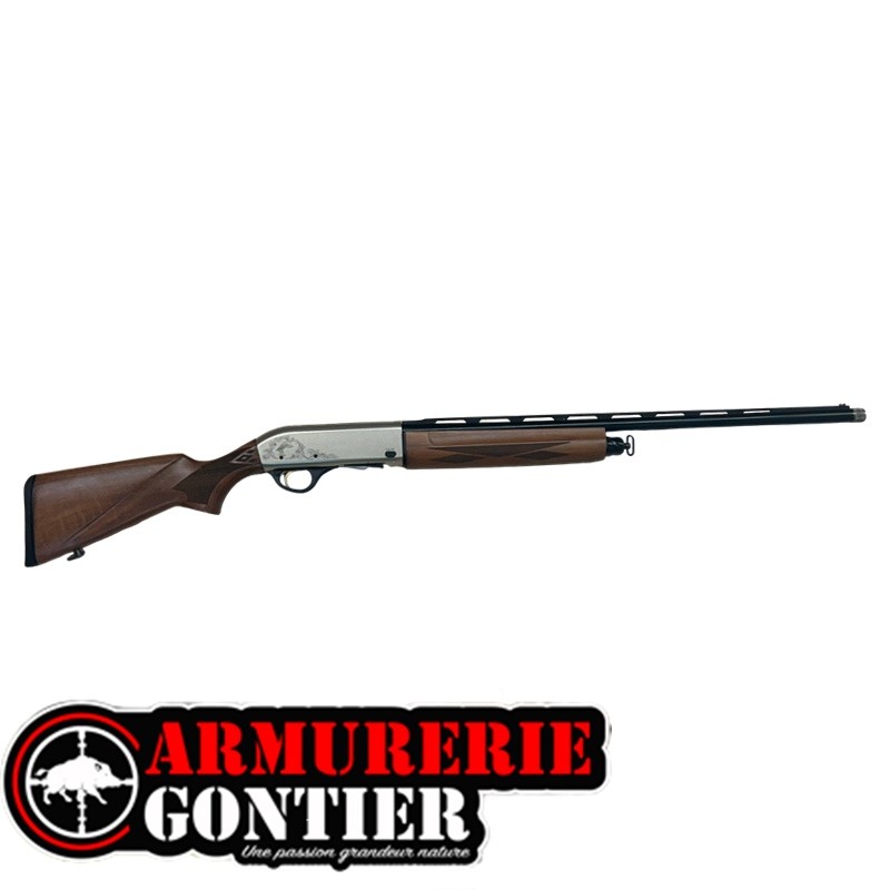 Fusil semi-automatique gaucher LUGER Passion Bois Calibre 12/76 Canon 71 cm