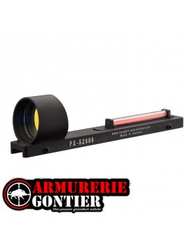Viseur Point Rouge Easy Hit PX-S2000 Fibre Optique Sans Batterie