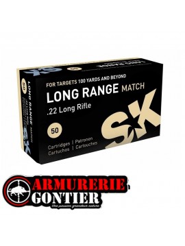 SK LONG RANGE MATCH .22 LR 40 gr Boîte de 50 Cartouches