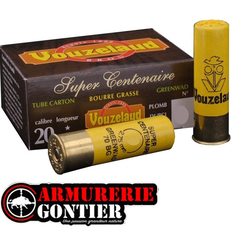 Cartouches VOUZELAUD 20/67/16 28g N°6 Super Centenaire