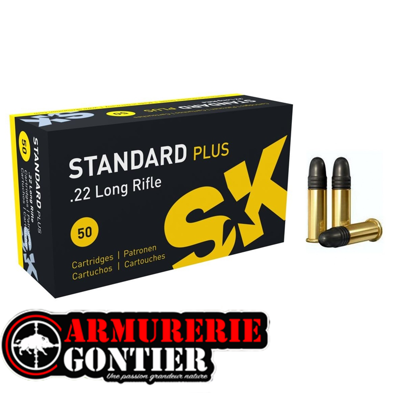 SK Standard Plus .22 LR – Boîte de 50 cartouches