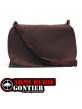 GIBECIERE TOILE ET CUIR MARRON