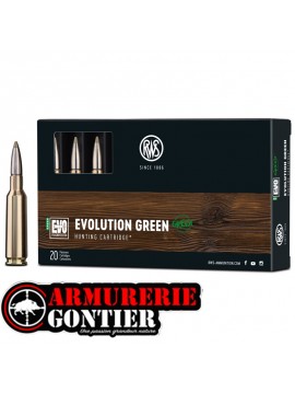 RWS EVO Green 8x57 JRS 9,0 g / 139 gr sans plomb – Boîte de 20