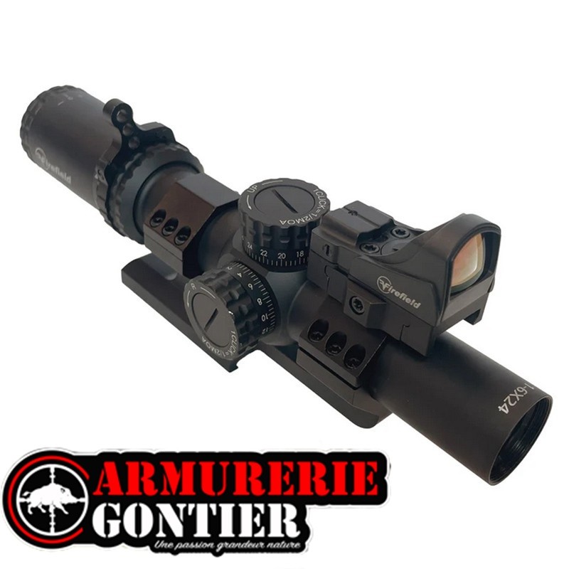 Lunette FIRE­FIELD RapidStrike Kommando 1-6x24 avec point rouge